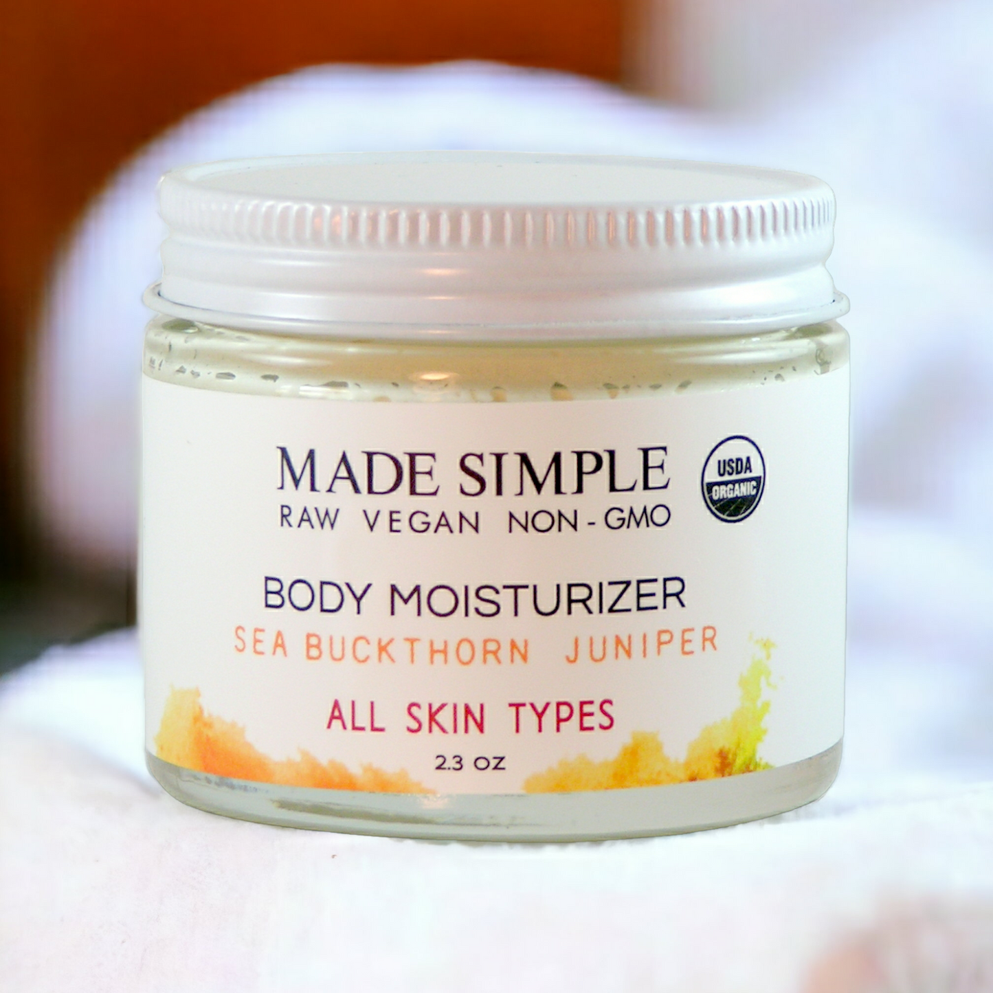 Sea Buckthorn Moisturizer - Certified Organic & Vegan