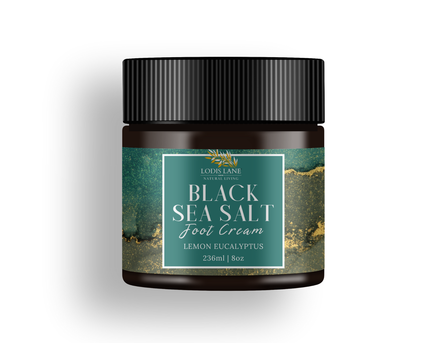 Lemon Eucalyptus Black Sea Salt Foot Cream