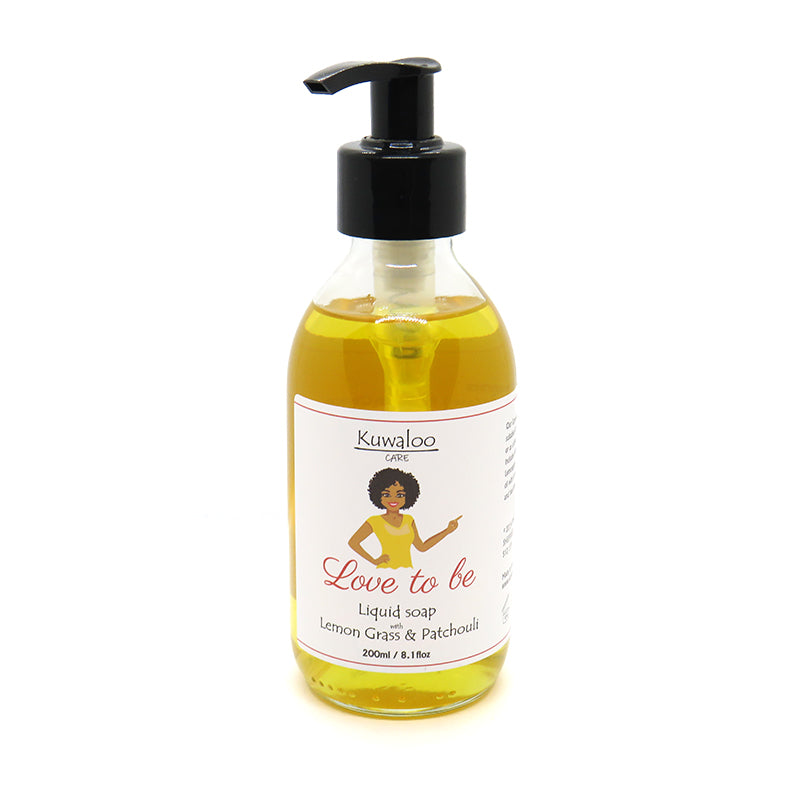 'Love to Be' Organic Liquid Soap 200ml - Lemon Grass & Patchouli