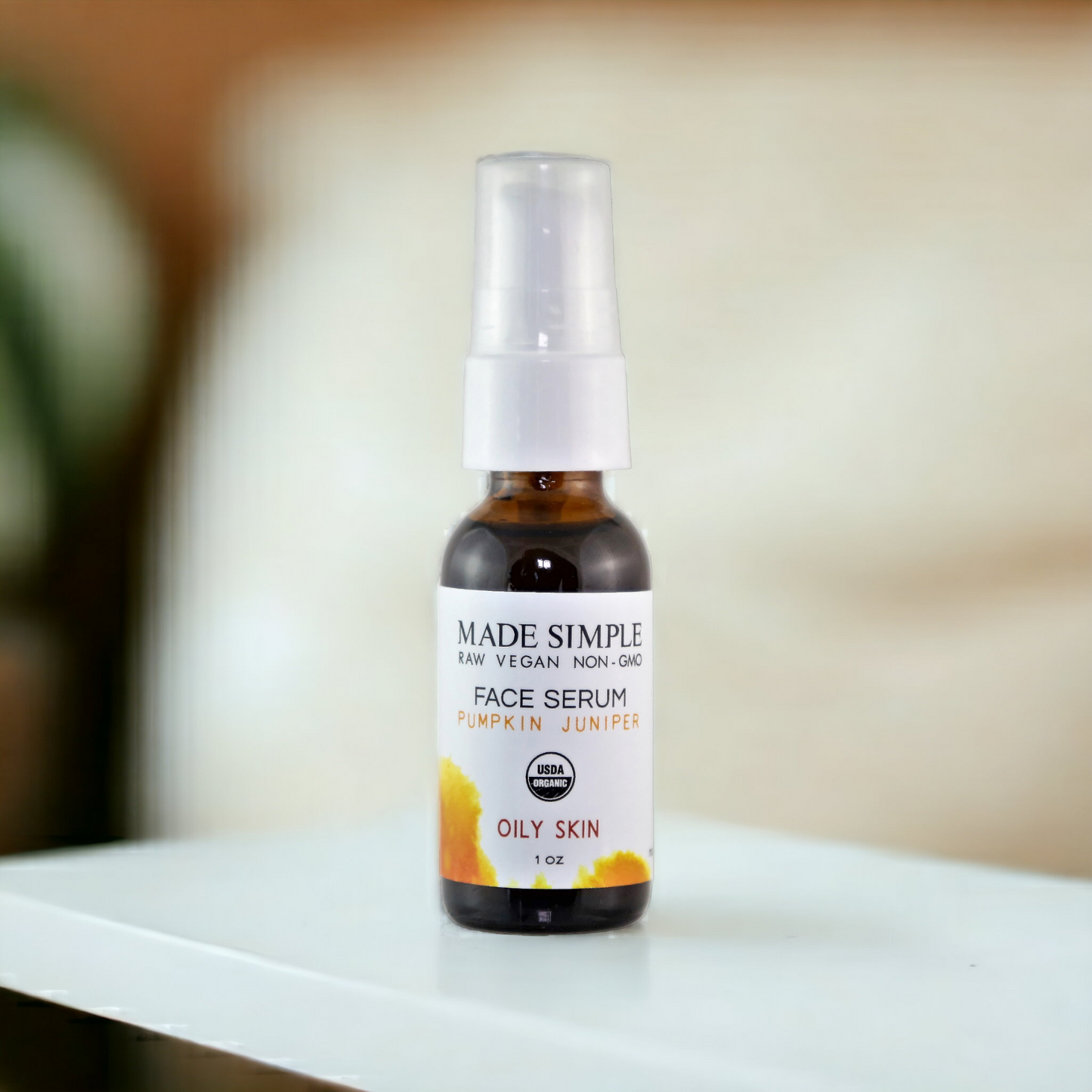 Pumpkin Juniper Face Serum - Certified Organic, Vegan & Cruelty-free