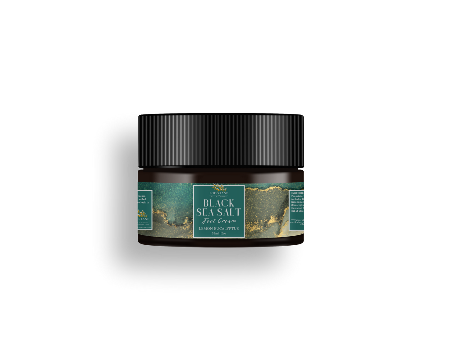 Lemon Eucalyptus Black Sea Salt Foot Cream