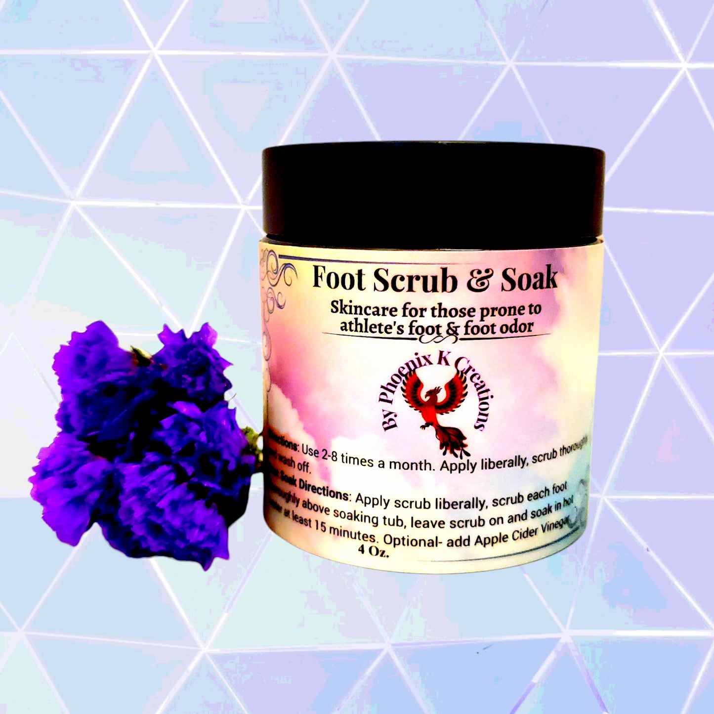 Organic Foot Scrub & Soak- Skincare for Athlete's foot