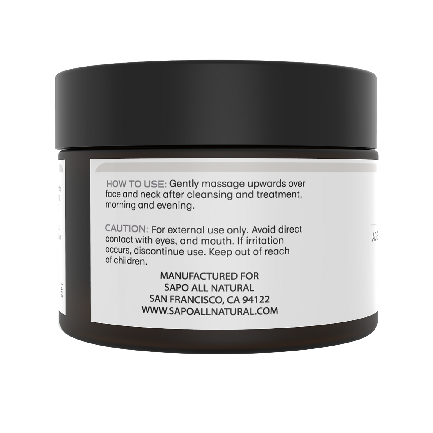 Sapo All Natural Night Cream with Hyaluronic Acid & Niacinamide –