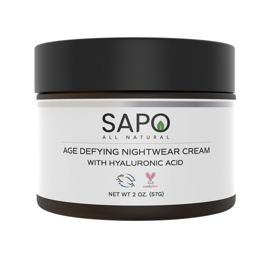 Sapo All Natural Night Cream with Hyaluronic Acid & Niacinamide –