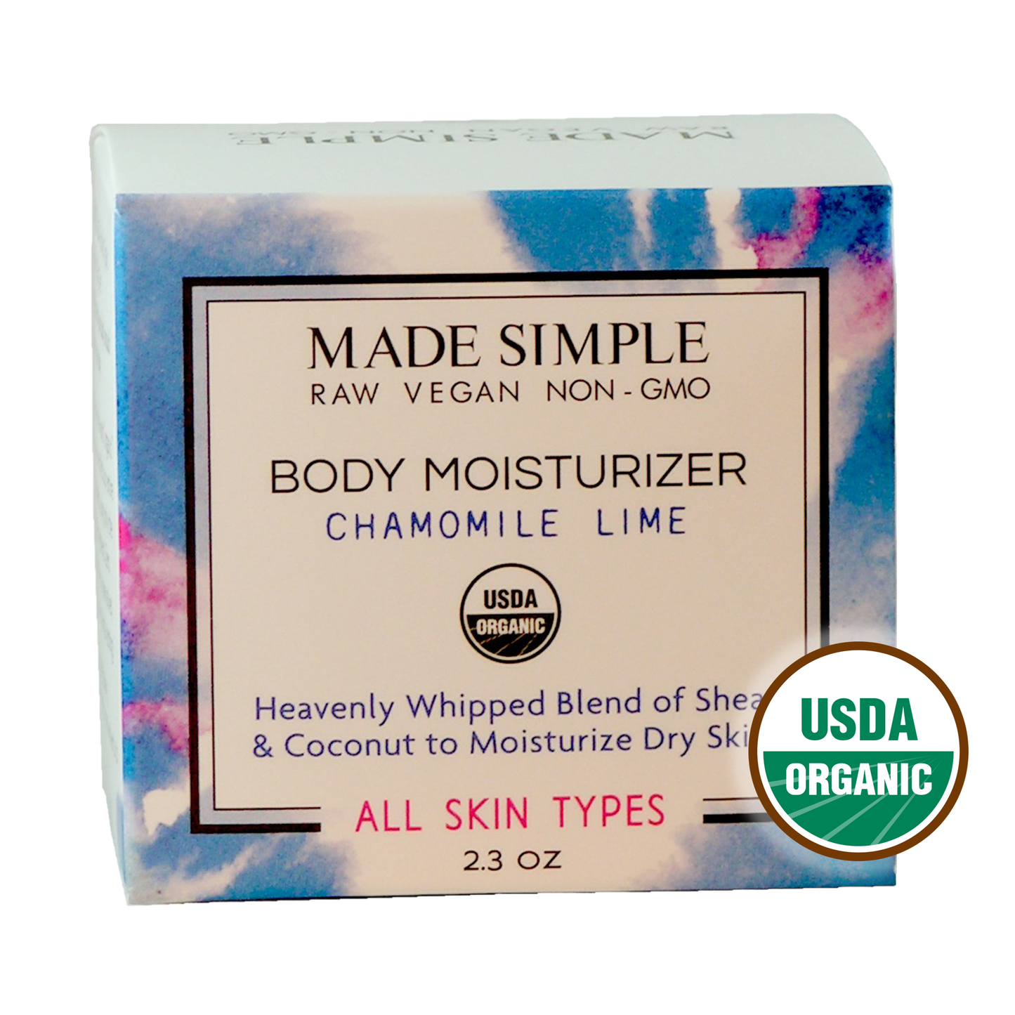 Chamomile Lime Moisturizer - Certified Organic & Vegan