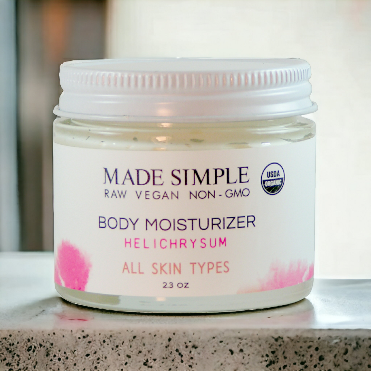 Helichrysum Moisturizer - Certified Organic, Vegan & Cruelty-free