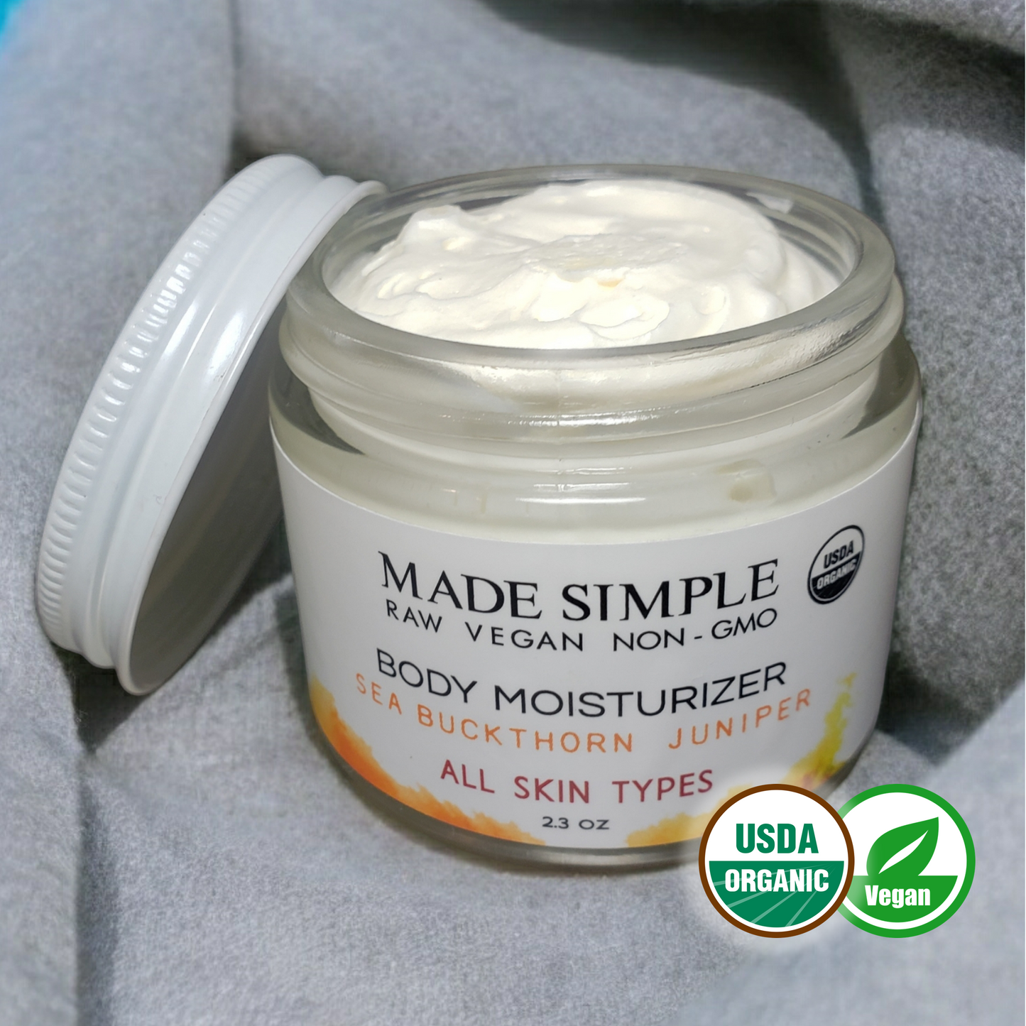 Sea Buckthorn Moisturizer - Certified Organic & Vegan