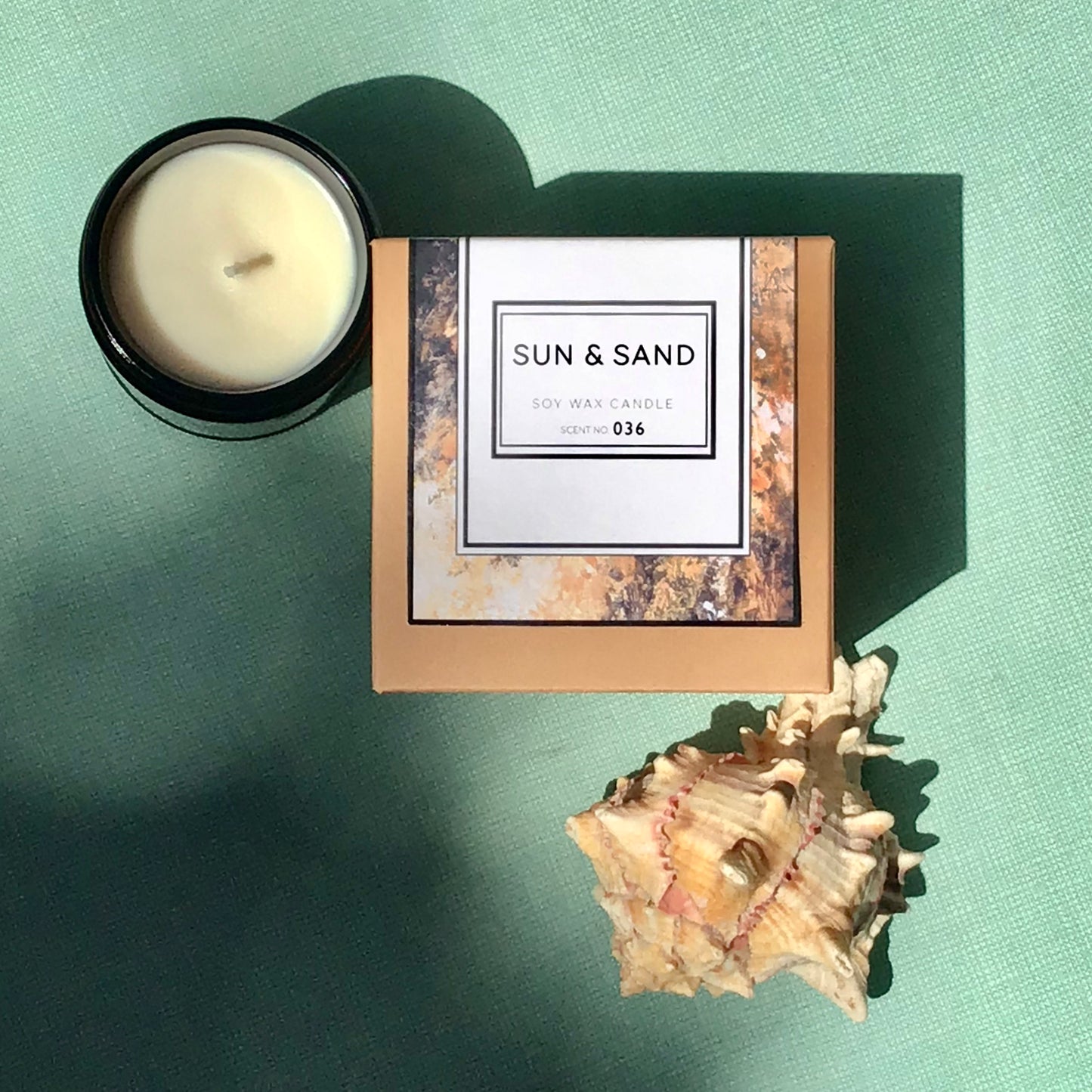 Sun + Sand Soy Wax Candle