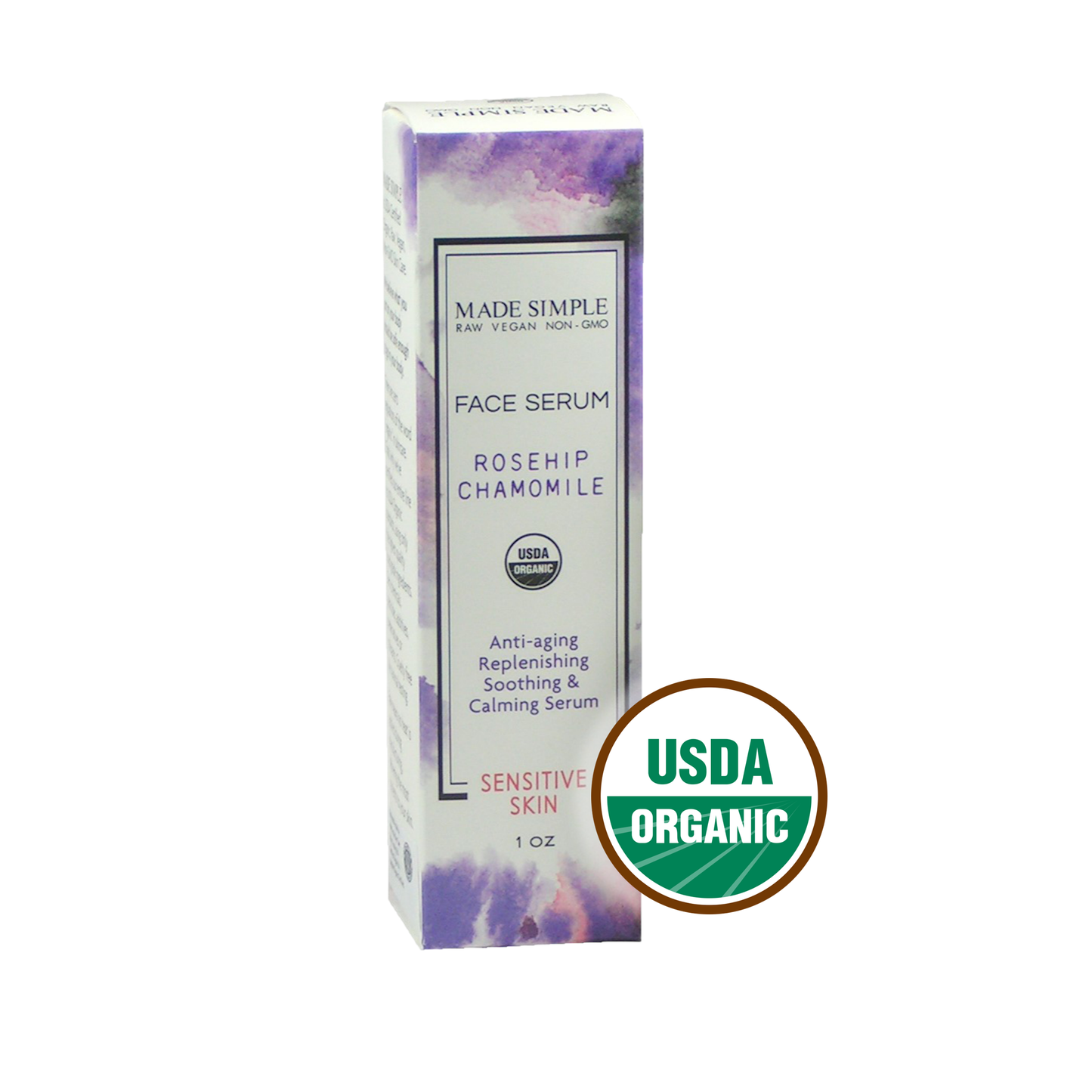 Rosehip Chamomile Face Serum - Certified Organic & Vegan