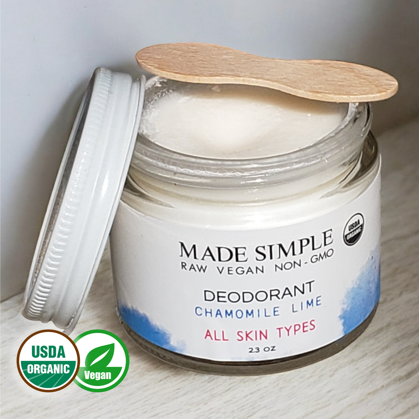 Chamomile Lime Deodorant - Certified Organic & Vegan