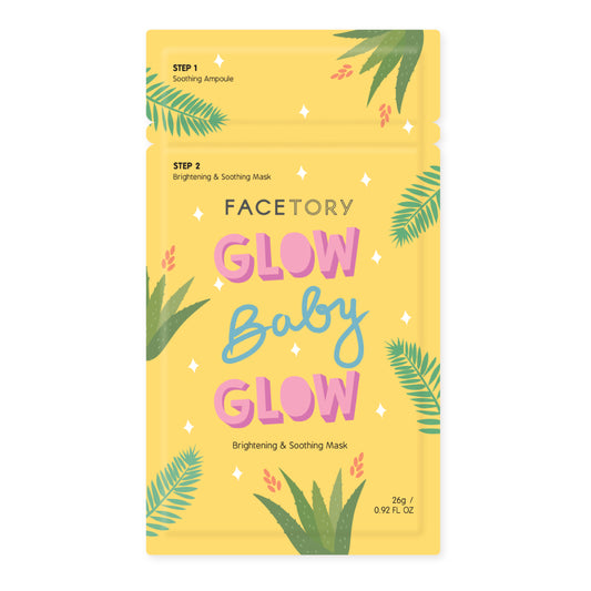 Glow Baby Glow 2-Step Sheet Mask - Brightening & Soothing