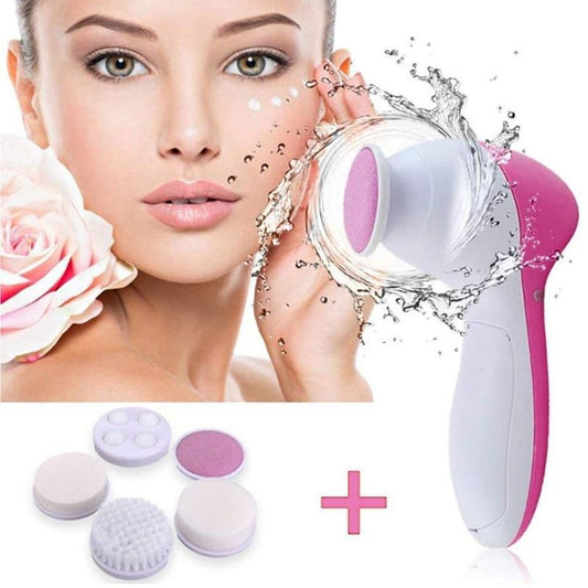 Face Massage Cleansing Brush 5 Pcs Set