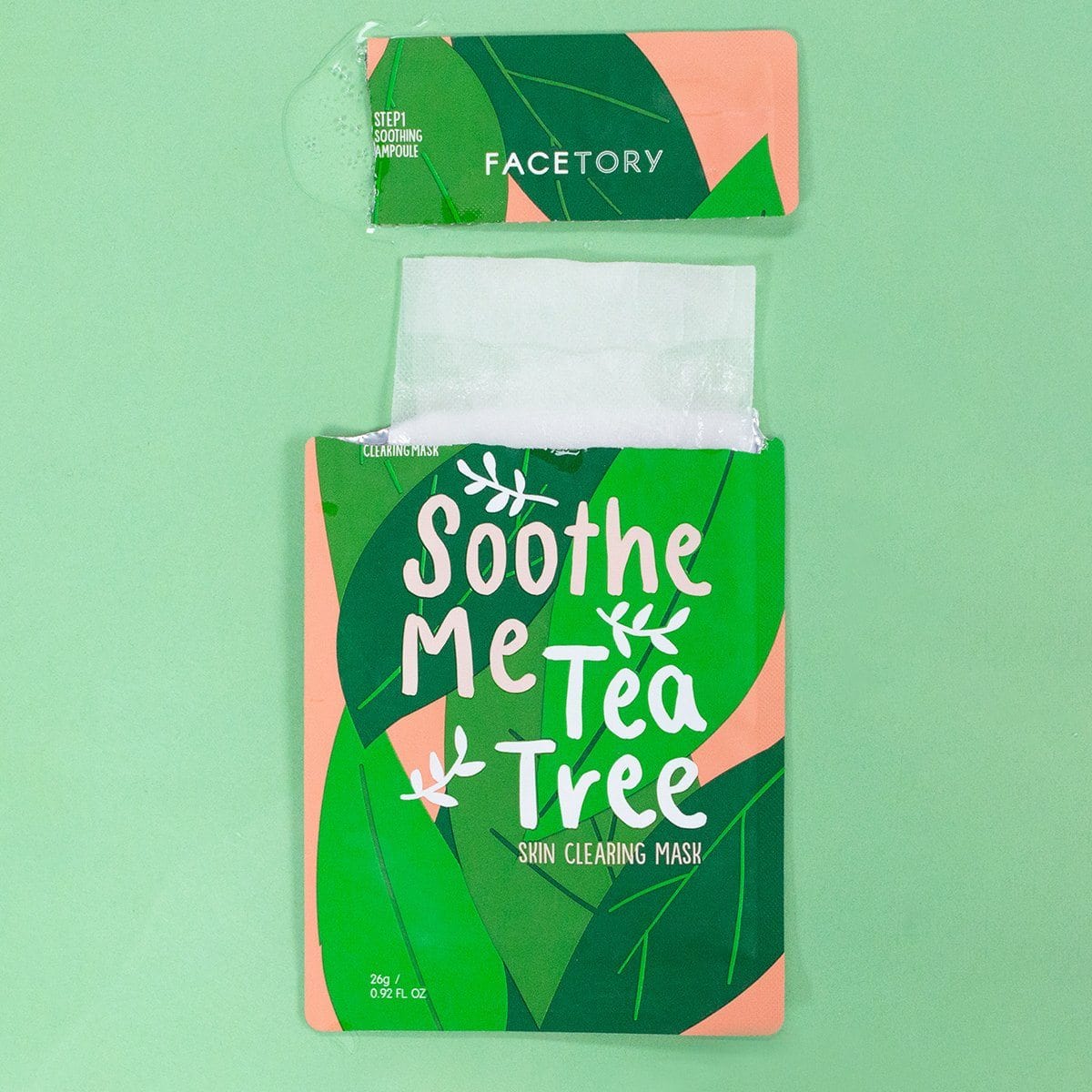 Soothe Me Tea Tree 2-Step Sheet Mask - Soothing & Clearing