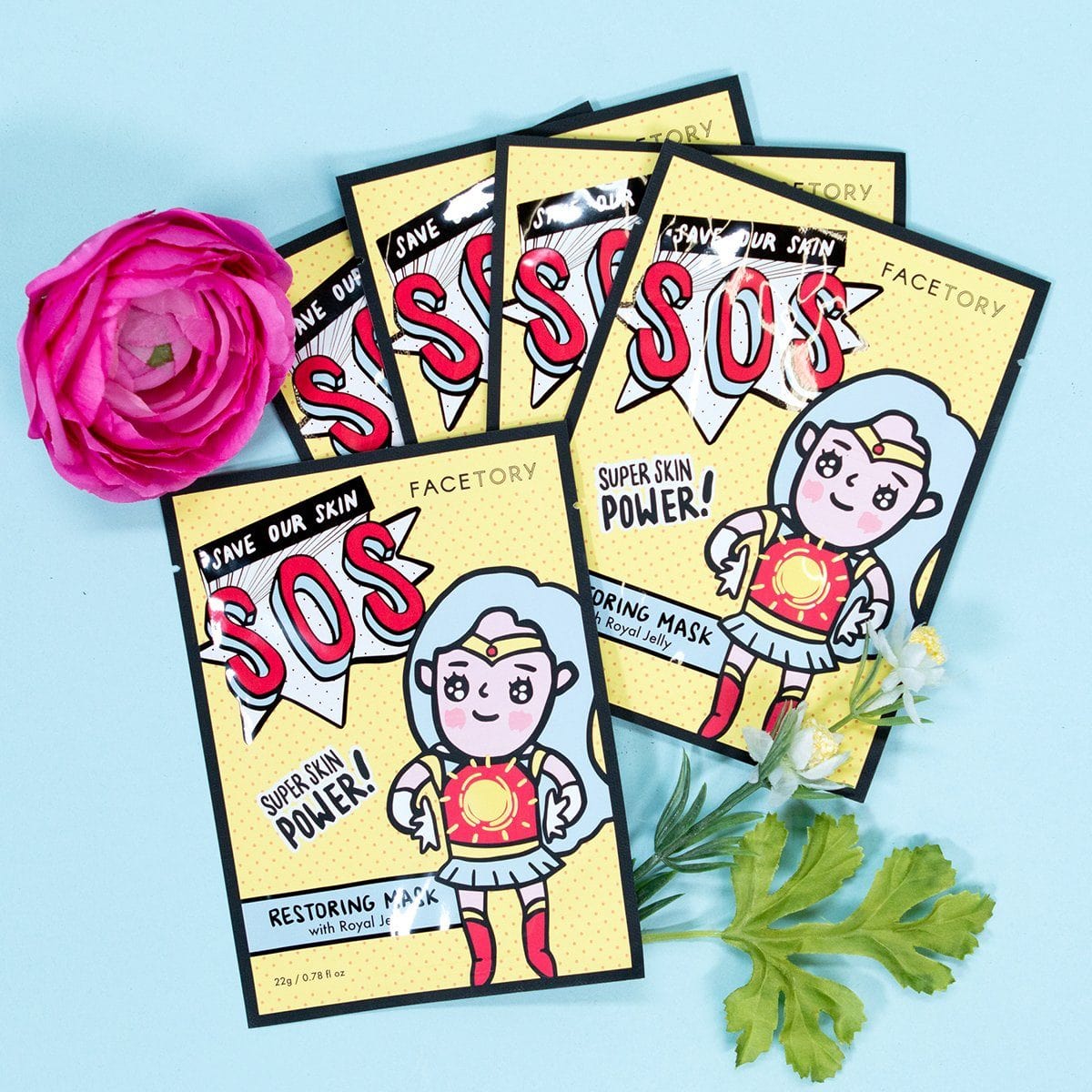 SOS Royal Jelly Sheet Mask- Restoring