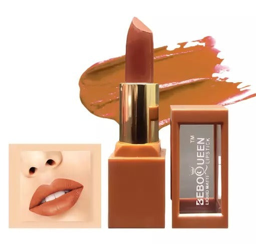 BEBOQUEEN BEAUTY SOFT MATTE LIPSTICK LONG LASTING (PEACH)