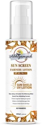 Sunscreen - SPF 40+ PA+++ Sunscreen Lotion SPF 40 Non Greasy with