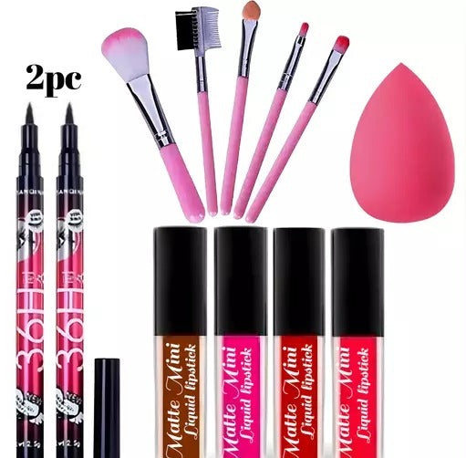 BEBOQUEEN matte minis waterproof long lasting 4 pcs liquid lipsticks