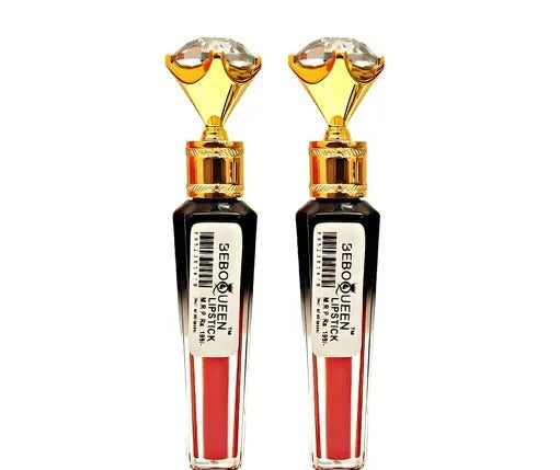 BEBOQUEEN Liquid Diamond Lipstick Combo Set Of 2 (RED)