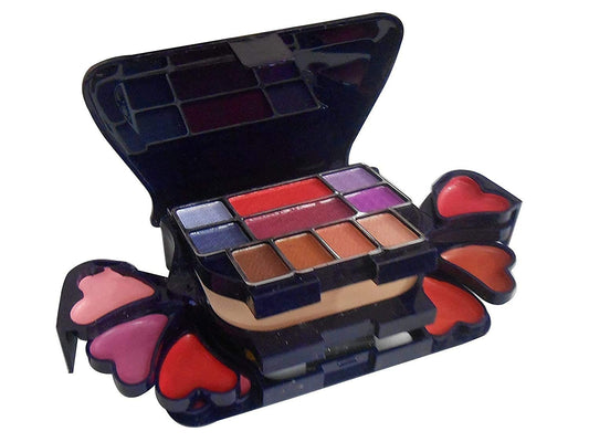 Color Series Makeup Kit (8 Eyeshadow, 1 Power Cake, 8 Lip Color, 2