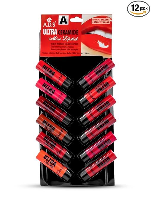 Ultra Ceramide Mini Lipstick - Pack of 12 (Ultra Mini-A)