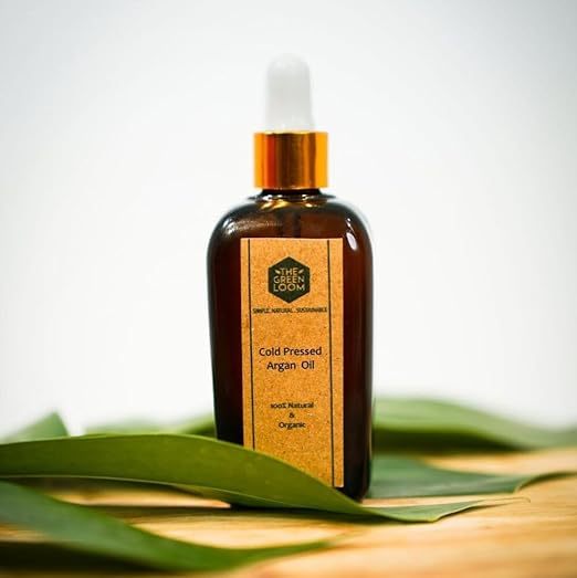 The Green Loom Organic Argan Oil Of Morocco For Face Hair & Skin Cold