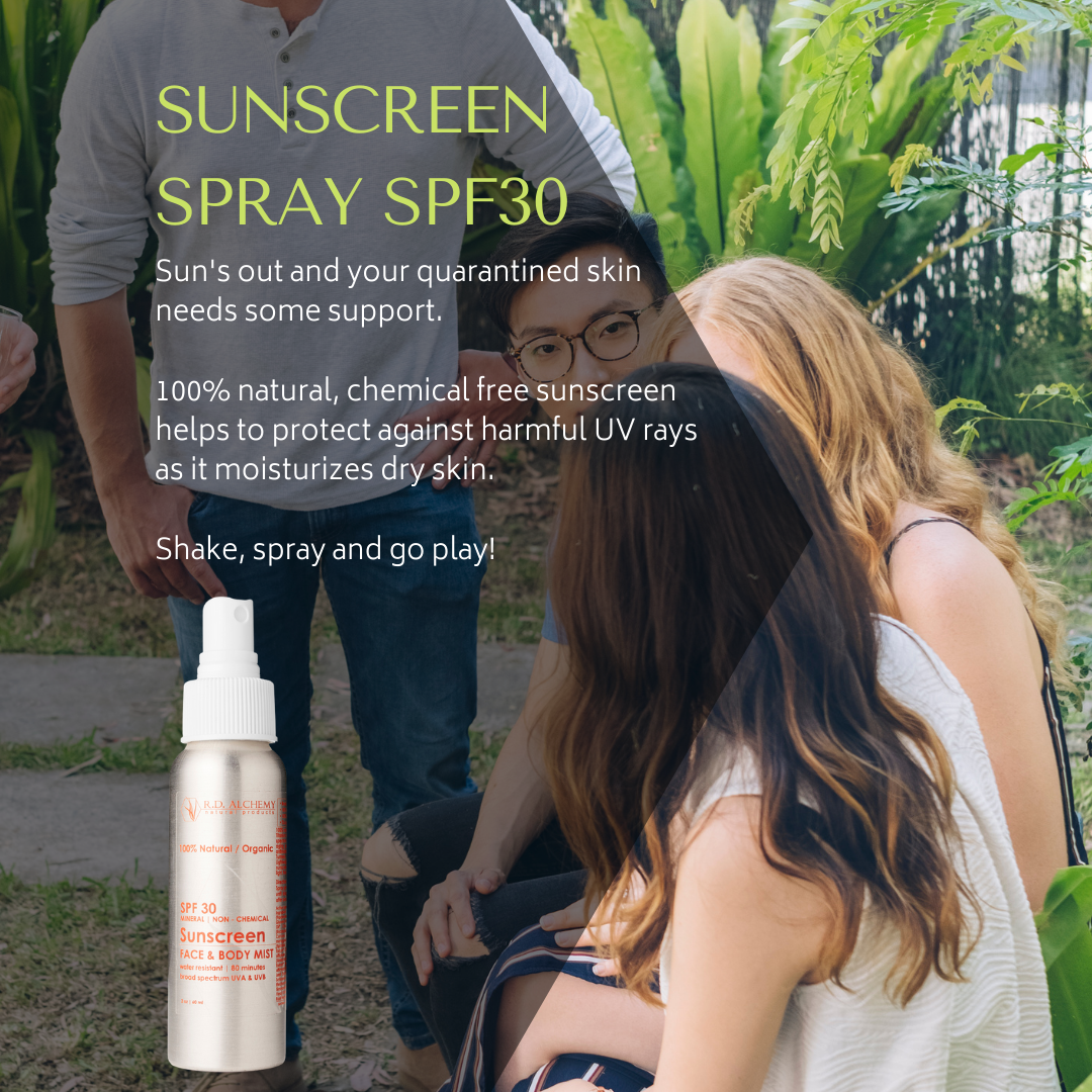 Sunscreen SPF30 Face & Body Mist