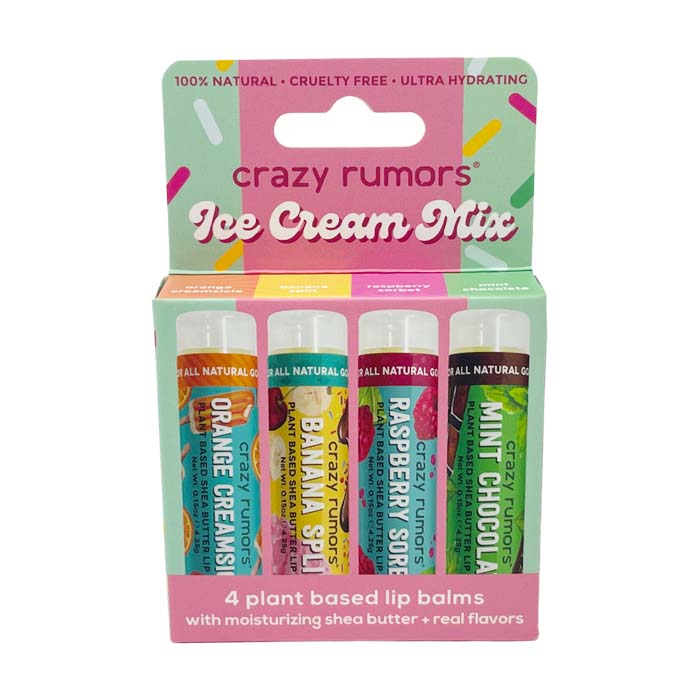 Ice Cream Mix - 4 Pack Lip Balm Set