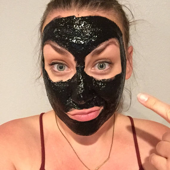 VEGAN activated charcoal peel off mask