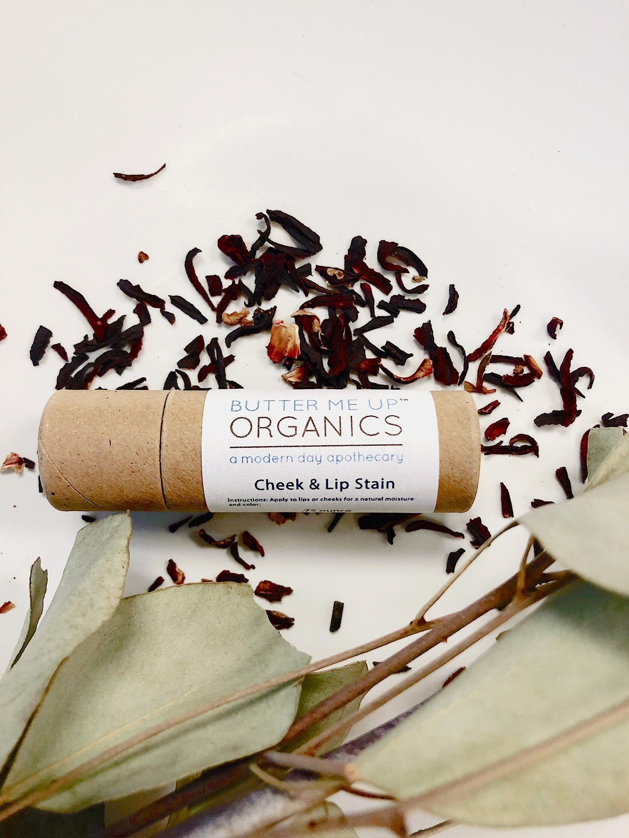 Organic Natural Cheek And Lip Stain / Lip Color / Organic Tinted Lip