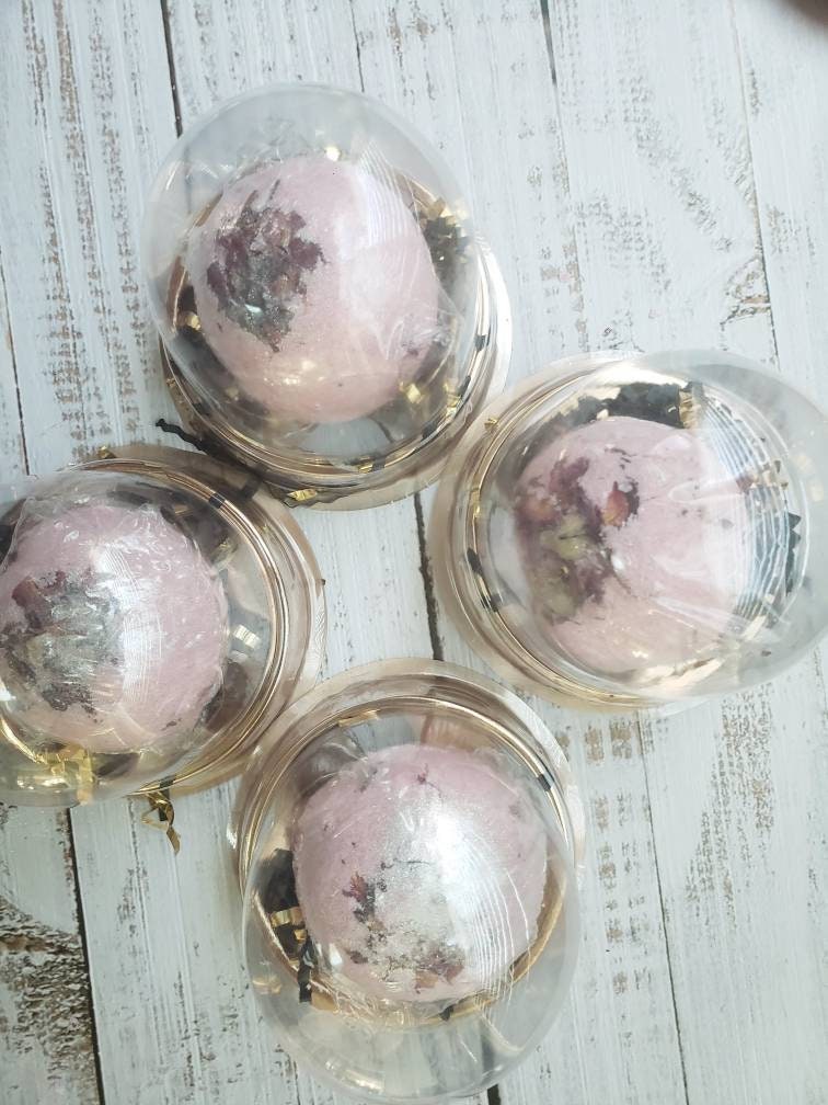 Simply Rose Petal Bath Bomb 4 pcs