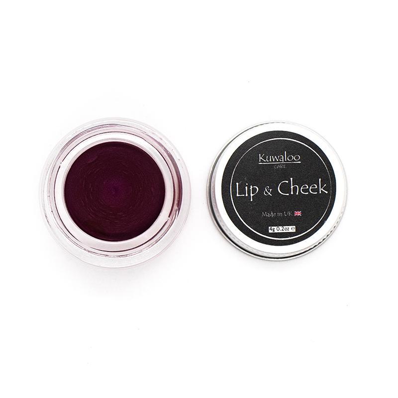 Vegan Mineral Makeup Lip and cheek balm 4ml - PLUM