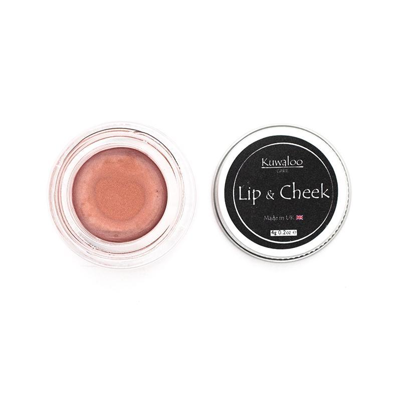 Vegan Mineral Makeup Lip and cheek balm 4ml - SHELL PINK