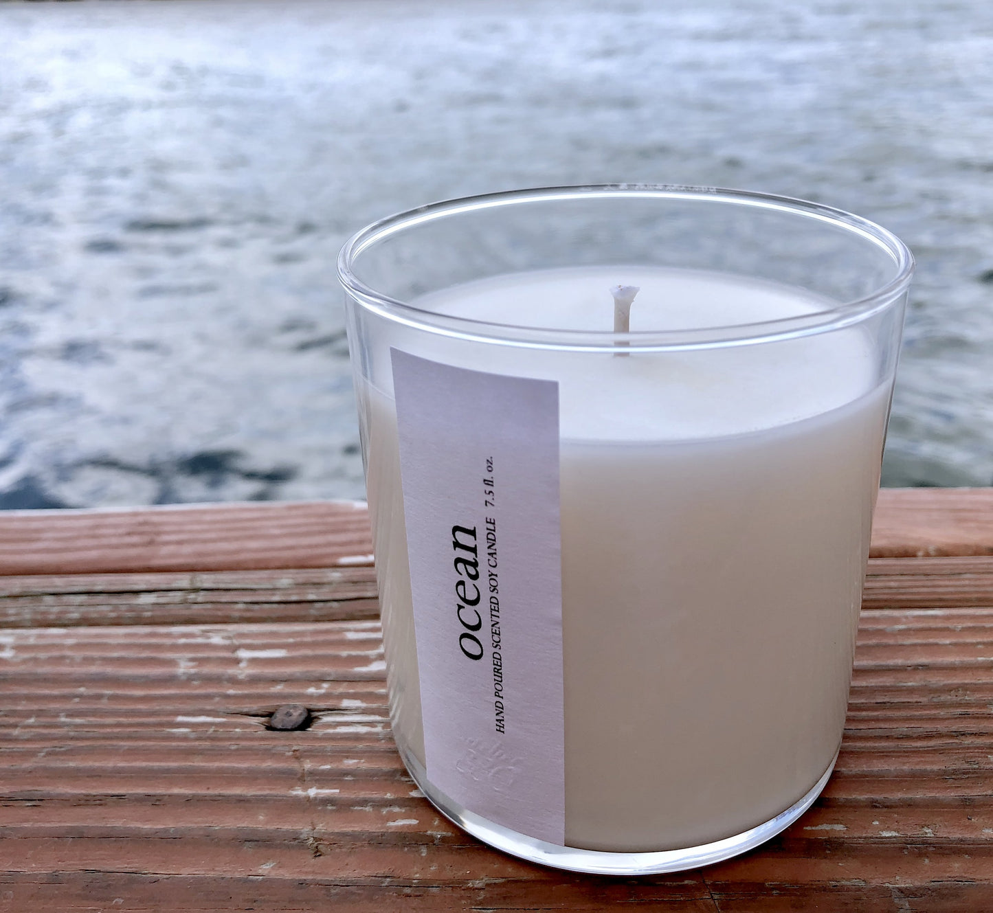 ocean scented candle