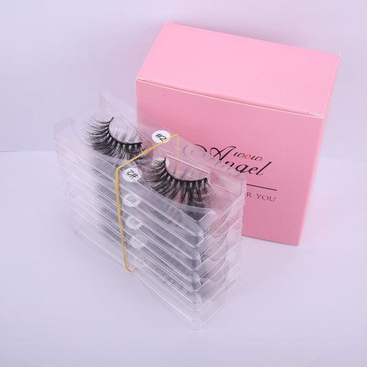 10 Pairs/Lot Wholesale Natural 3D False Eyelashes Fake Lashes Makeup