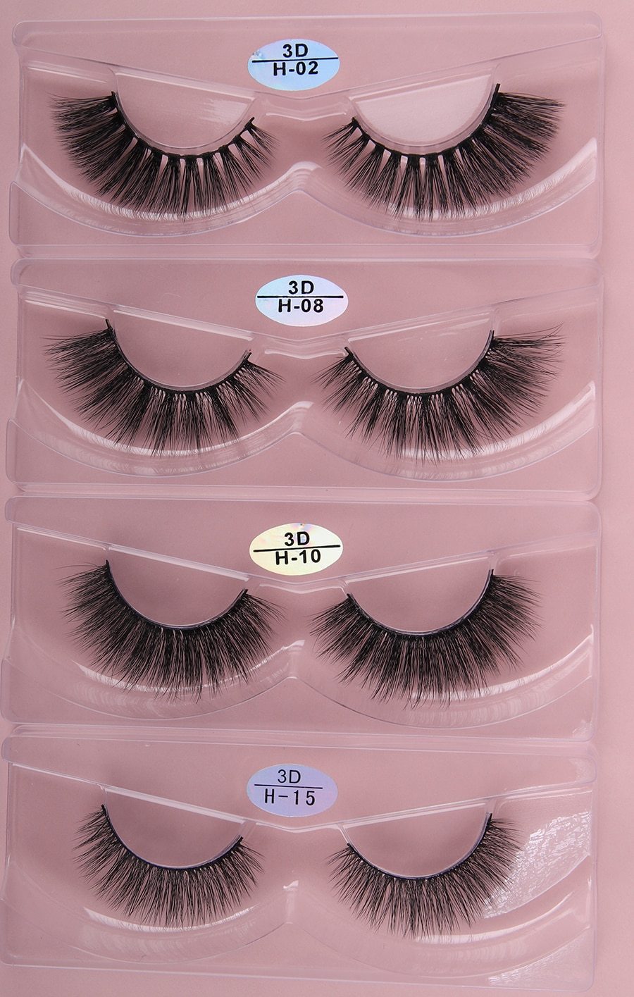 10/20/30/40/50 Pairs Wholesale Natural False Eyelashes Long 3d Mink