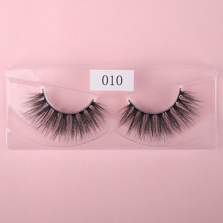 10/20/30/40/50 Pairs Wholesale Natural False Eyelashes Long 3d Mink