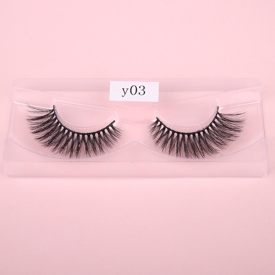 10/20/30/40/50 Pairs Wholesale Natural False Eyelashes Long 3d Mink