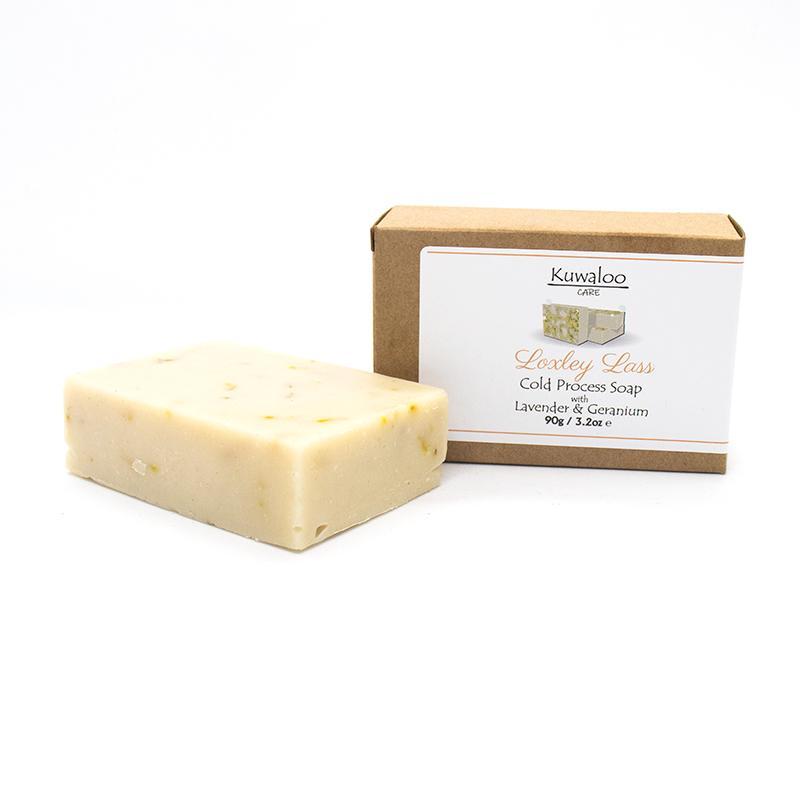 'Loxley Lass' Organic Soap 90g - Lavender & Geranium