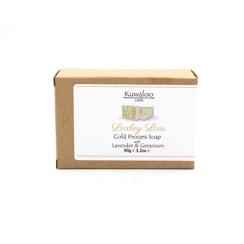 'Loxley Lass' Organic Soap 90g - Lavender & Geranium